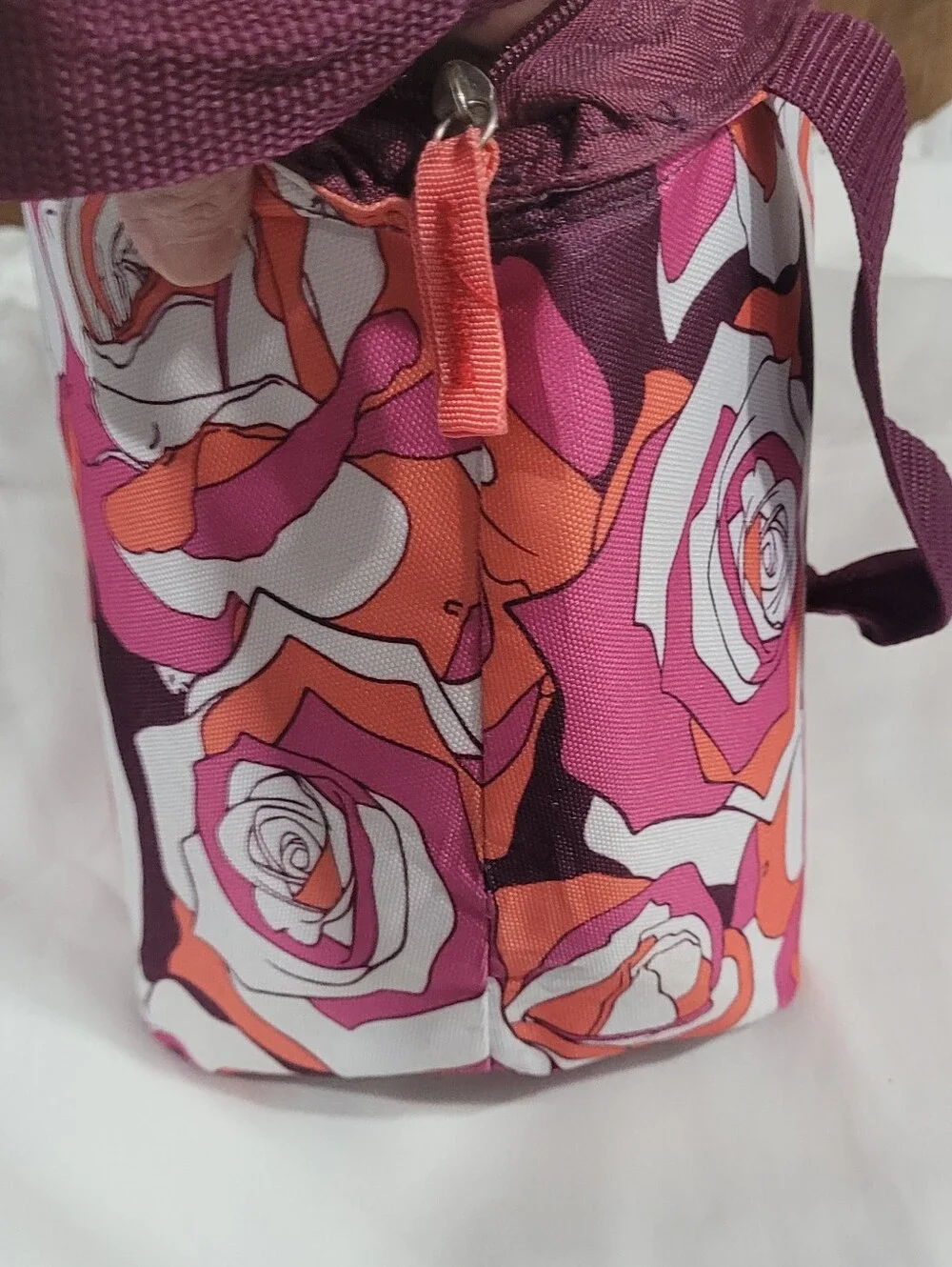 Igloo Floral Insulated Lunch Tote - Plum Pink